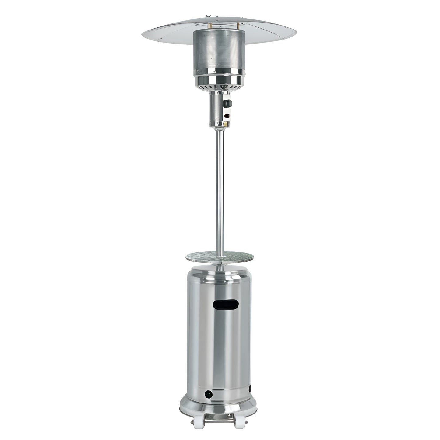 Patio Heater- 87'' Tall Stainless Steel AZ Patio Heater with Table