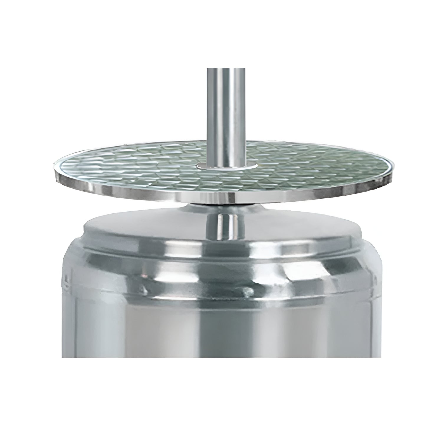 Patio Heater- 87'' Tall Stainless Steel AZ Patio Heater with Table