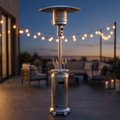 Patio Heater- 87'' Tall Stainless Steel AZ Patio Heater with Table